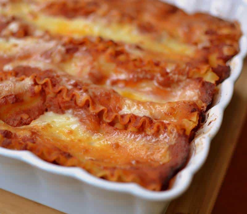 Italian Sausage Four Cheese Lasagna