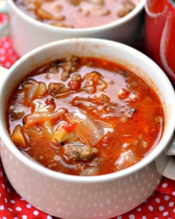 Family Friendly Easy Cabbage Roll Soup
