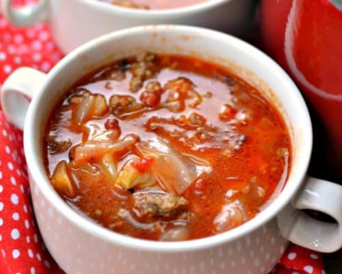 Family Friendly Easy Cabbage Roll Soup