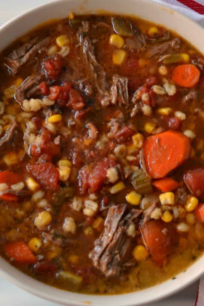 Beef and Barley Soup (A Healthy Easy Family Favorite)
