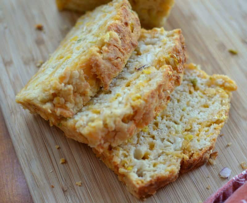 Cheddar Corn Scallion Beer Bread Small Town Woman