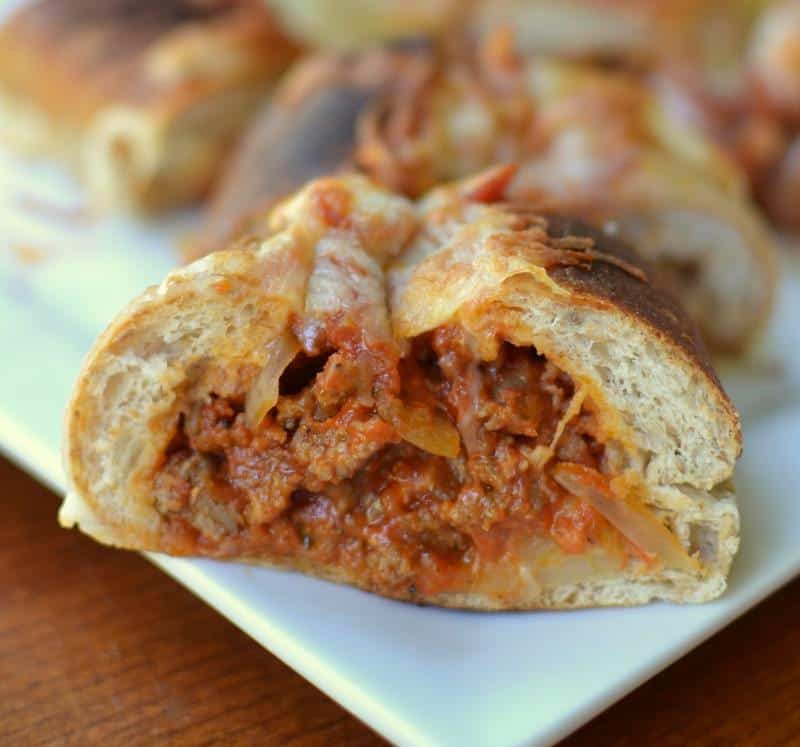 Cheesy Sausage Pizza Stuffed Rolls Small Town Woman