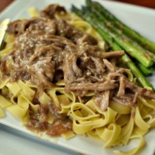Slow Cooker Pork and Noodles-image