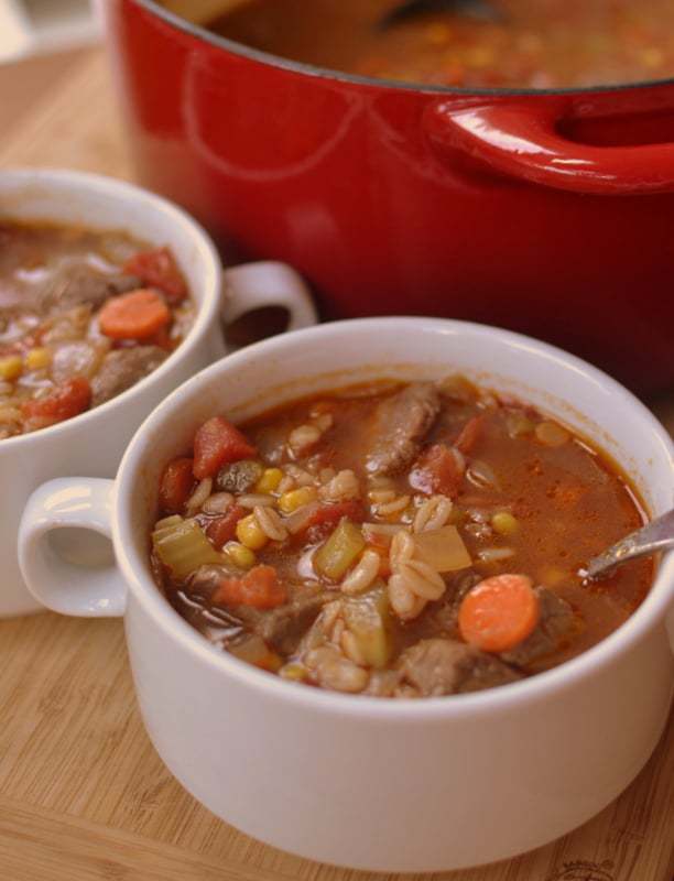 Easy Beef and Barley Soup Small Town Woman