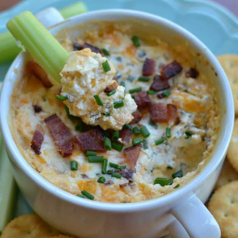 Hot Bacon Cheddar Chive Dip