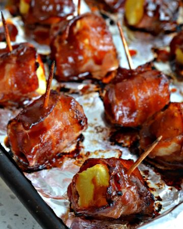 Bacon Wrapped Pineapple