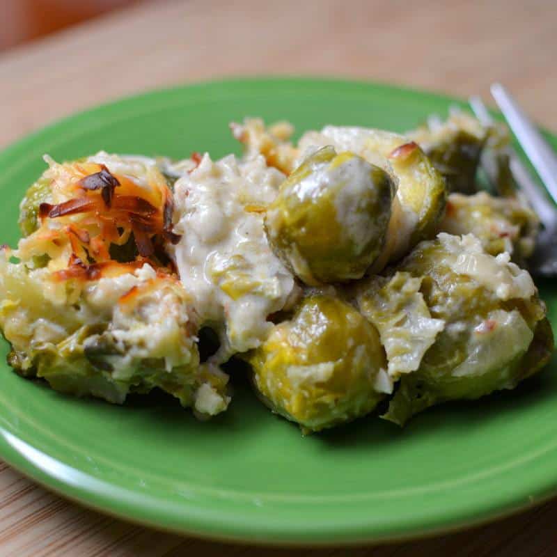 Quick Brussels Sprouts Au Gratin Small Town Woman