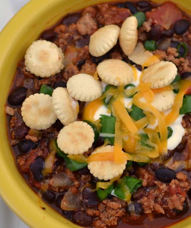 Thick Hearty Crock Pot Black Bean Chili Small Town Woman