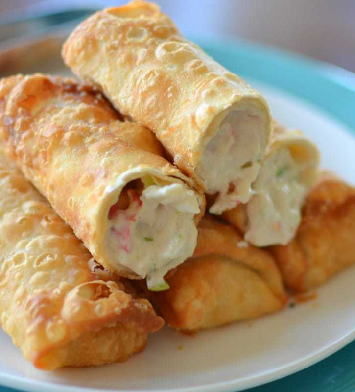 Crab Rangoon Egg Rolls Recipe