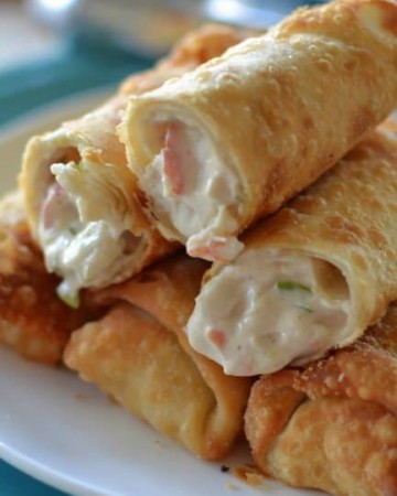 Crab Rangoon with Egg Roll Wrappers