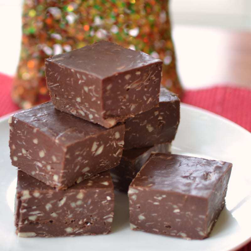 Chocolate Toasted Almond Fudge - Recipe Girl