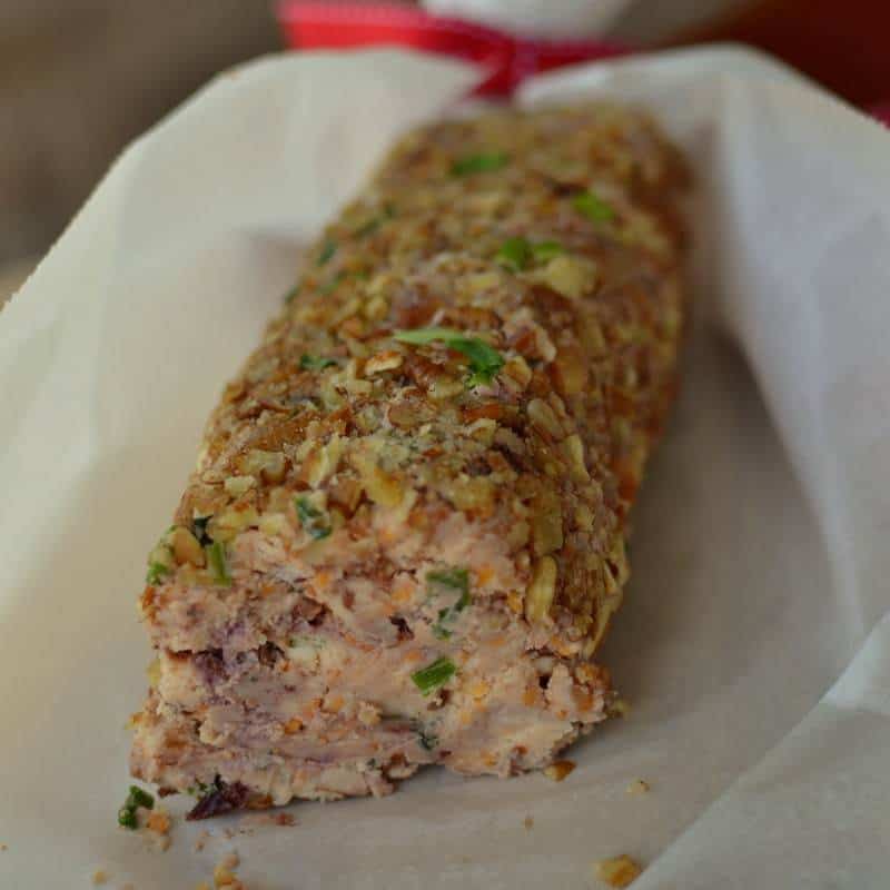 Port Wine Cheddar Cherry Cheese Log Small Town Woman