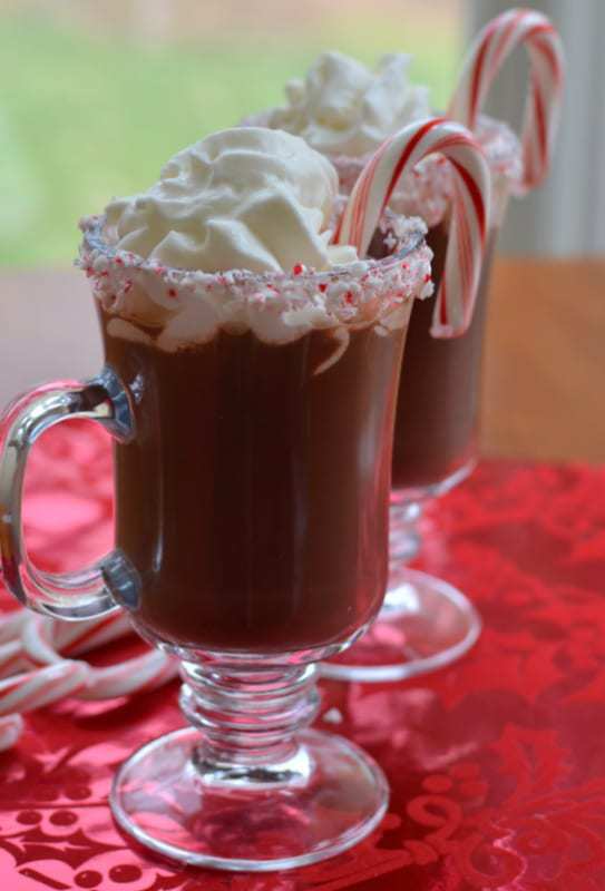 Delicious Peppermint Hot Chocolate