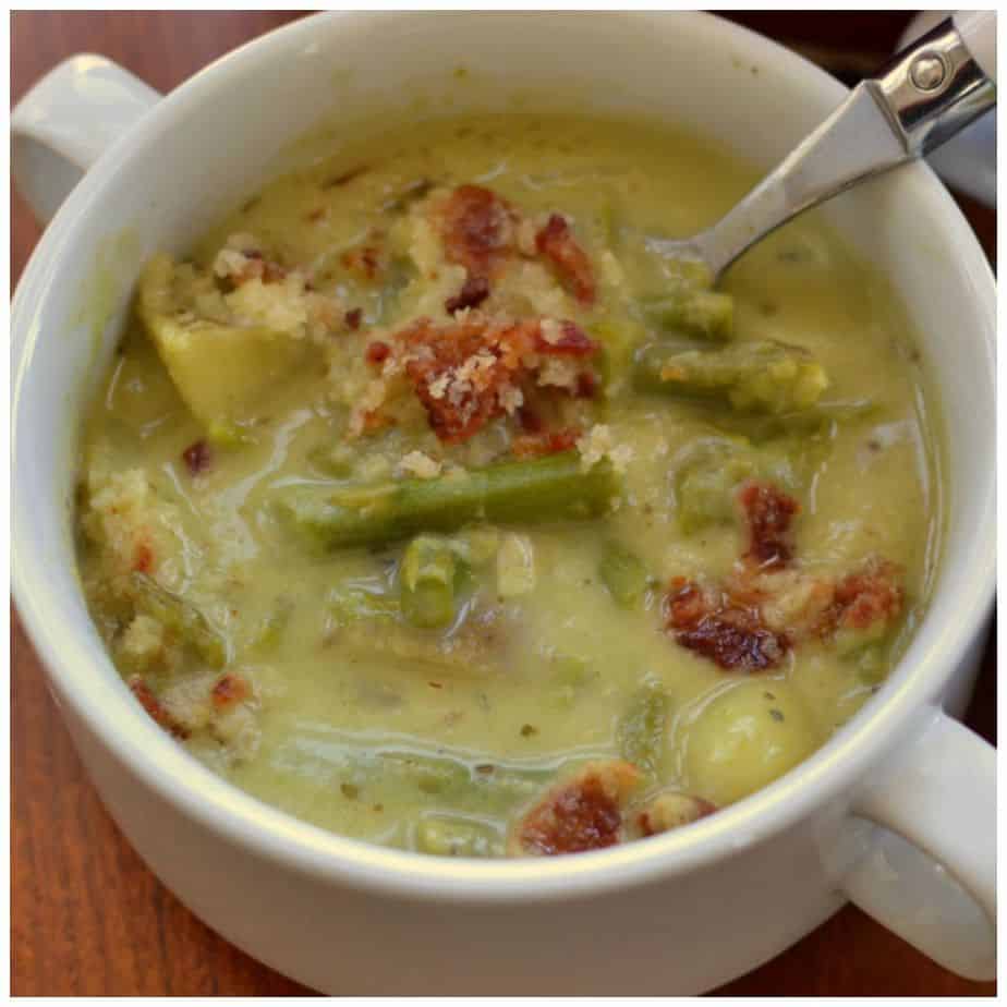 Creamy Asparagus Potato Soup Small Town Woman