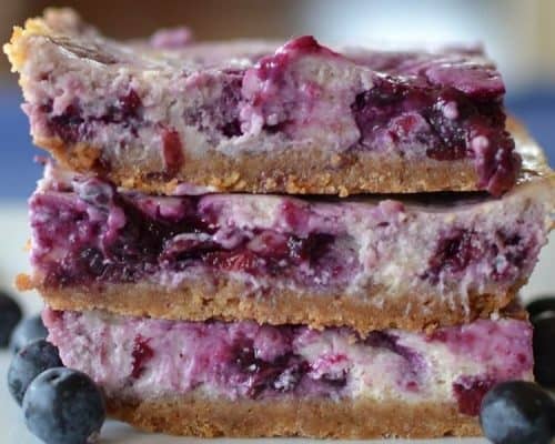 Blueberry Cream Cheese Bars