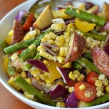 Roasted Vegetable Salad with Lemon Vinaigrette-image