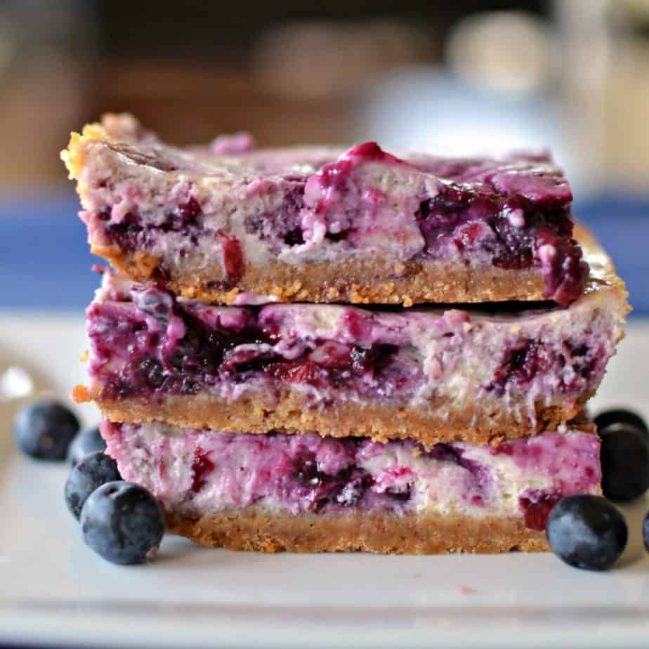 Blueberry Cheesecake Bars