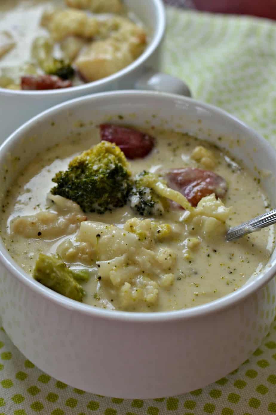 Broccoli Cauliflower Soup Small Town Woman