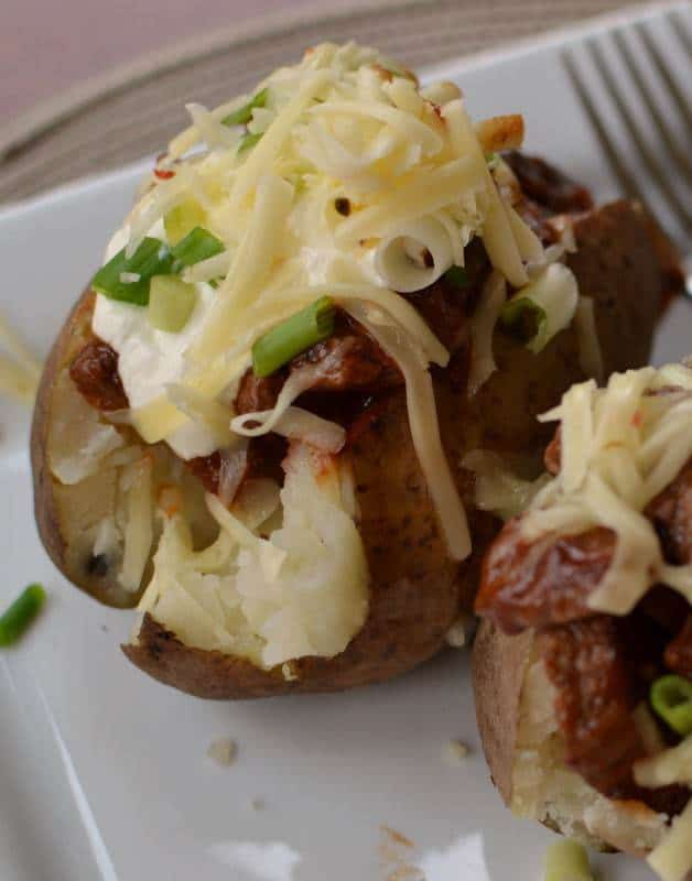 Barbecue Steak Stuffed Potatoes Small Town Woman