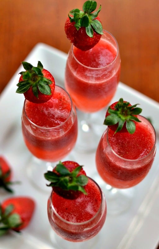 Strawberry Champagne Mimosa Recipe