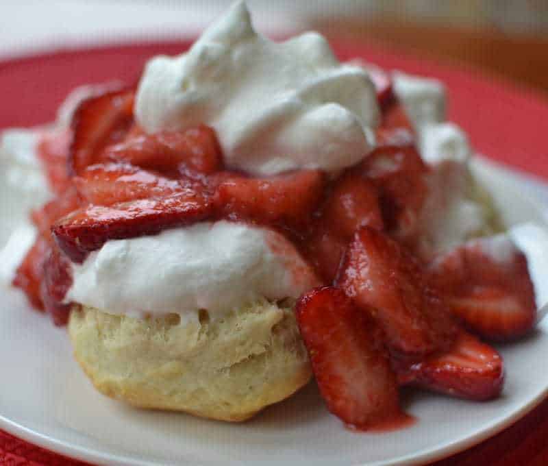 Easy Homemade Biscuit Strawberry Shortcake Small Town Woman