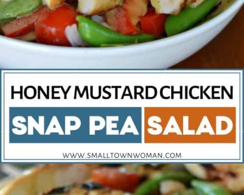 Honey Mustard Chicken Snap Pea Salad