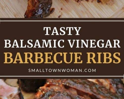 Balsamic Vinegar Barbecue Pork Ribs