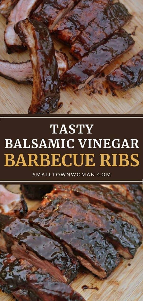 Balsamic Vinegar Barbecue Ribs Small Town Woman