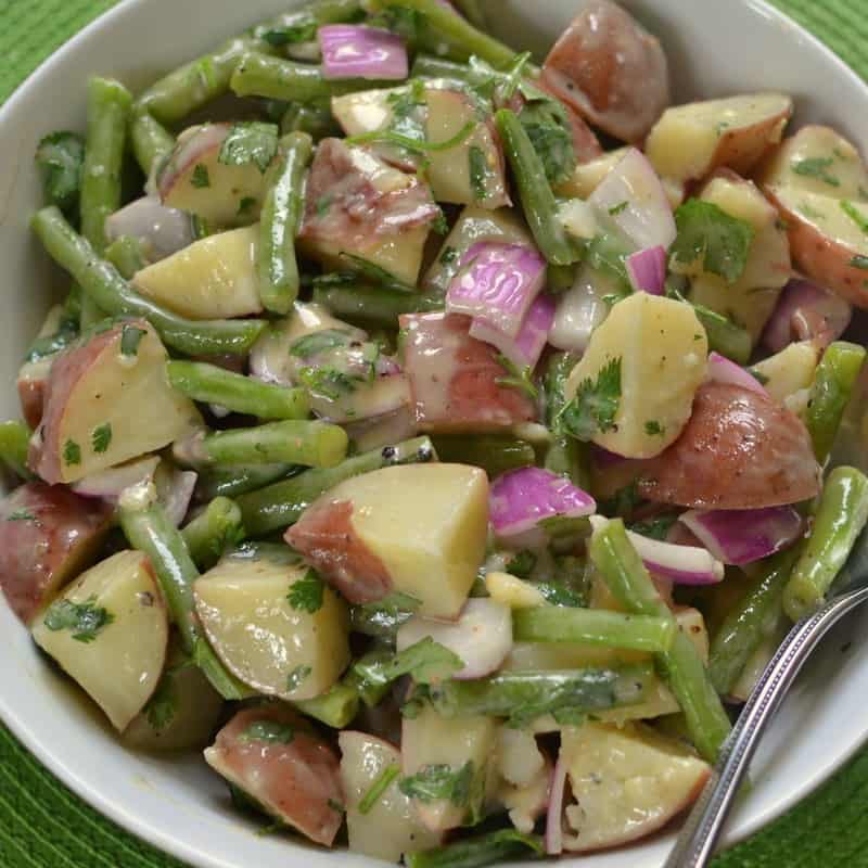 Creamy Potato and Green Bean Salad Small Town Woman Creamy Potato and Green Bean Salad Small Town Woman