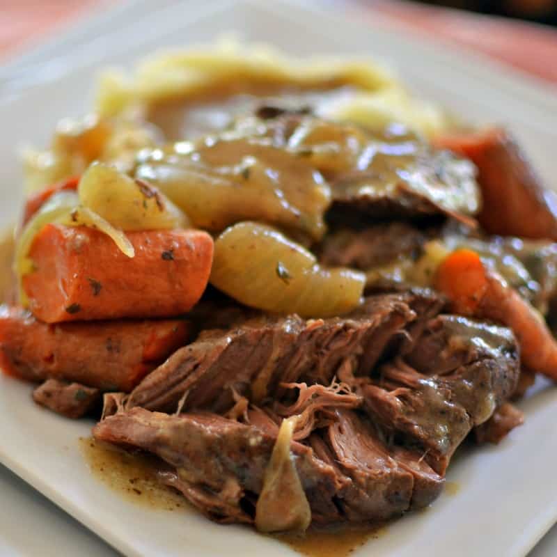 Slow Cooker Pot Roast Recipe Small Town Woman