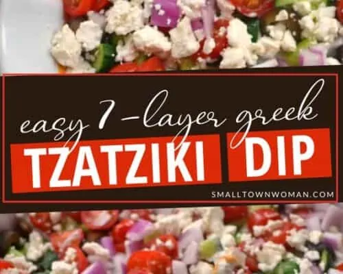 Easy 7 Layer Greek Tzatziki Dip