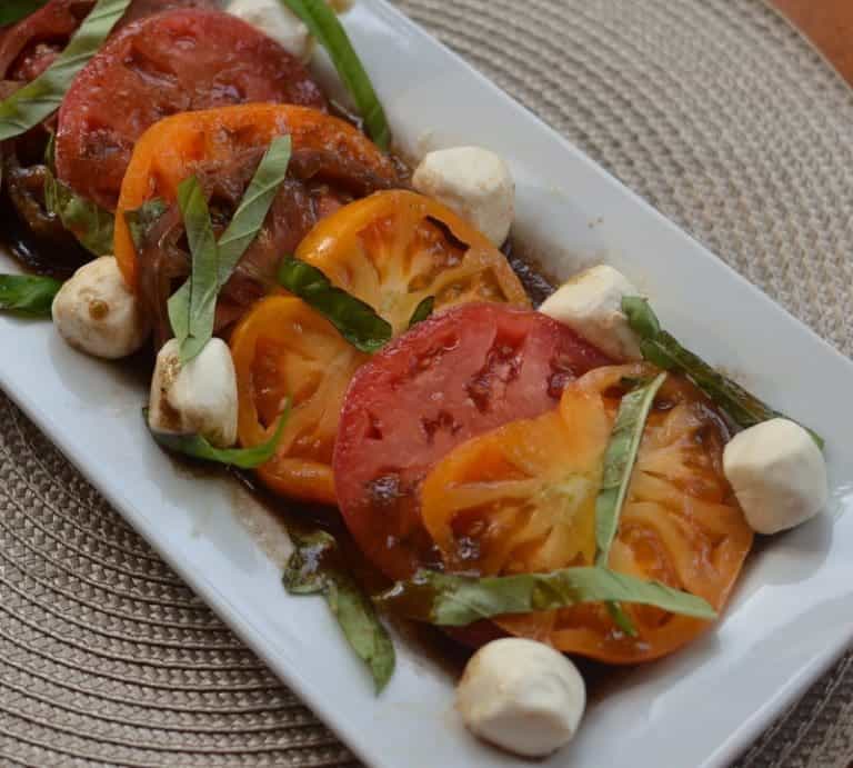 Heirloom Tomato Balsamic Vinaigrette Salad Small Town Woman