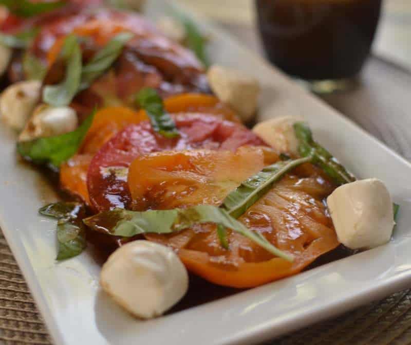 Heirloom Tomato Balsamic Vinaigrette Salad Small Town Woman