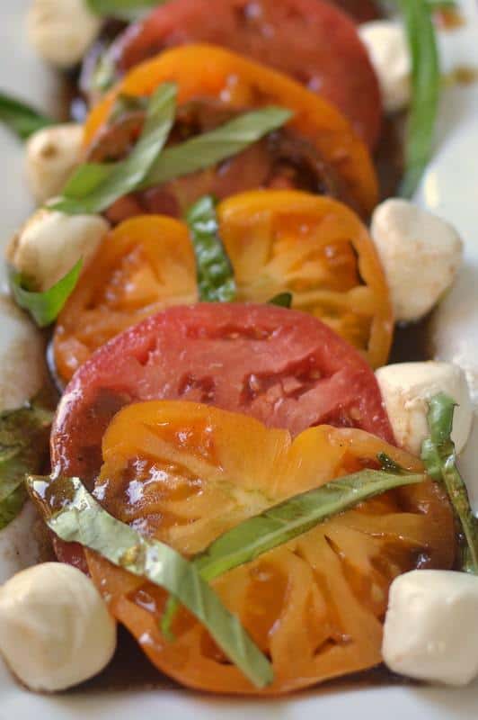 Heirloom Tomato Balsamic Vinaigrette Salad Small Town Woman