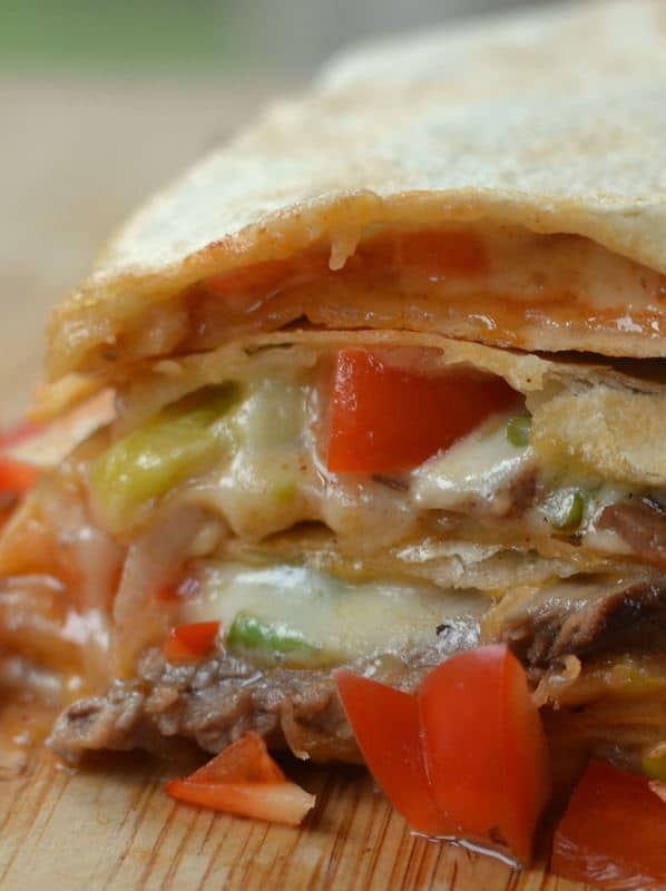 Barbecue Steak and Pepper Jack Quesadilla Small Town Woman