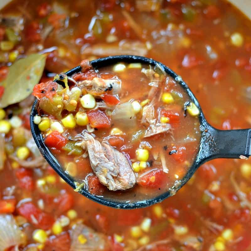  This Blackened Corn and Smoked Pork Soup is perfect anytime. This fabulous recipe calls for already-cooked smoked pork butt. 