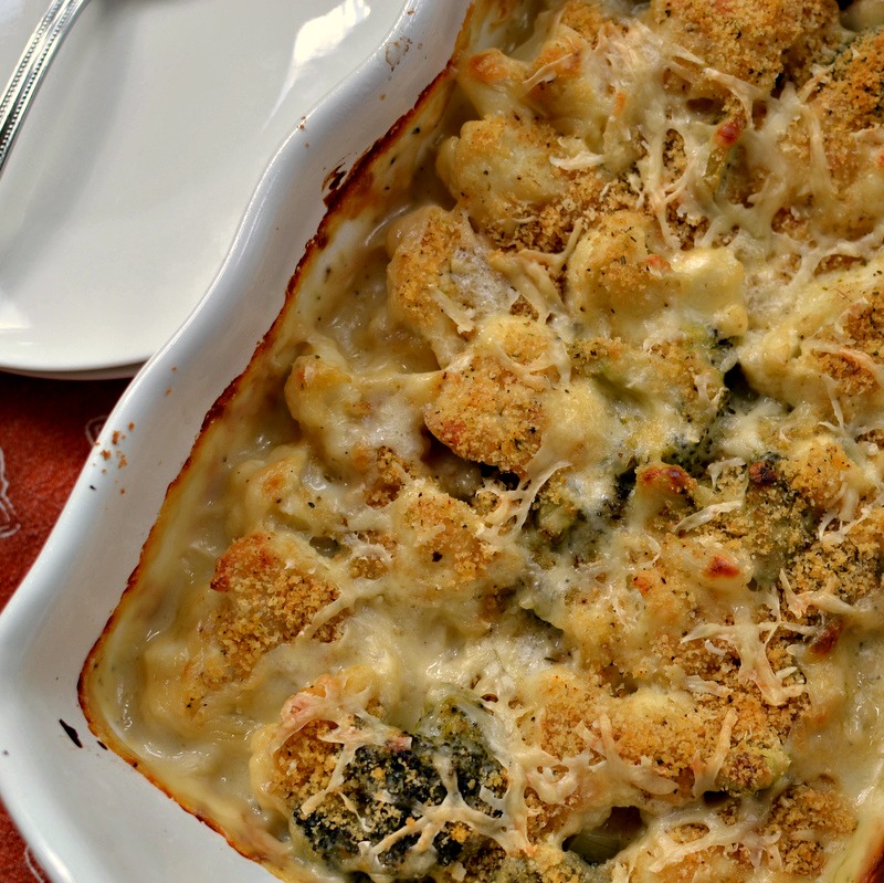 Broccoli Cauliflower Au Gratin