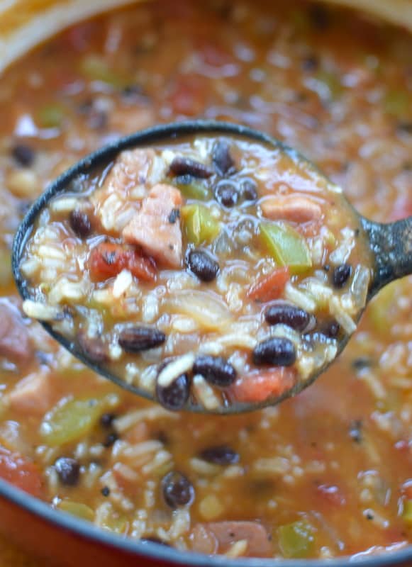 30 Minute Ham Bean and Rice Soup Small Town Woman
