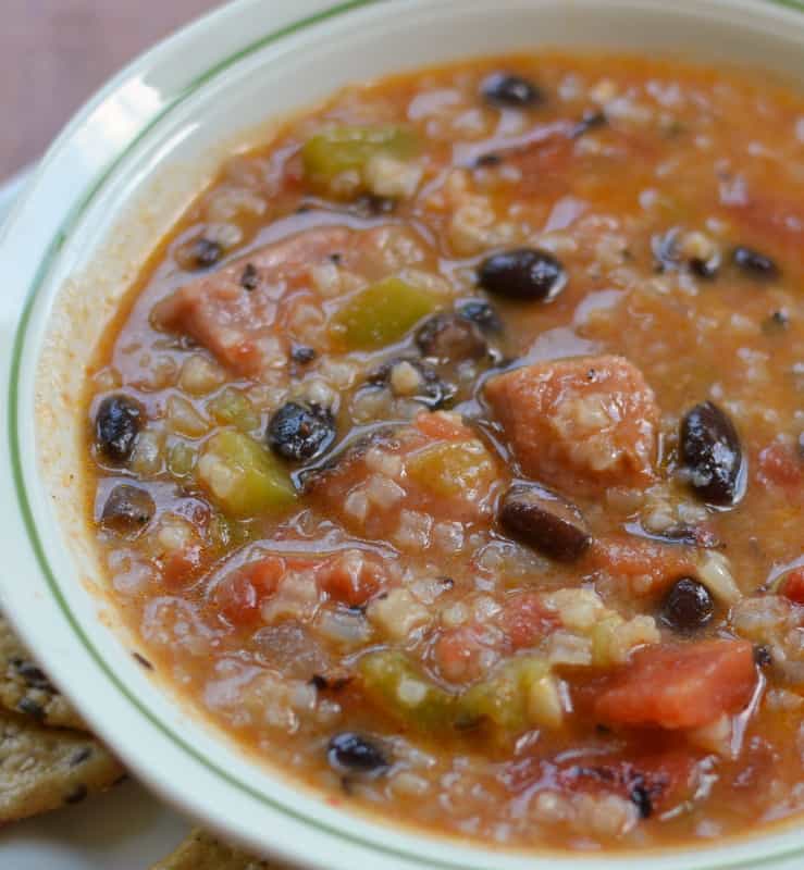 30 Minute Ham Bean and Rice Soup Small Town Woman