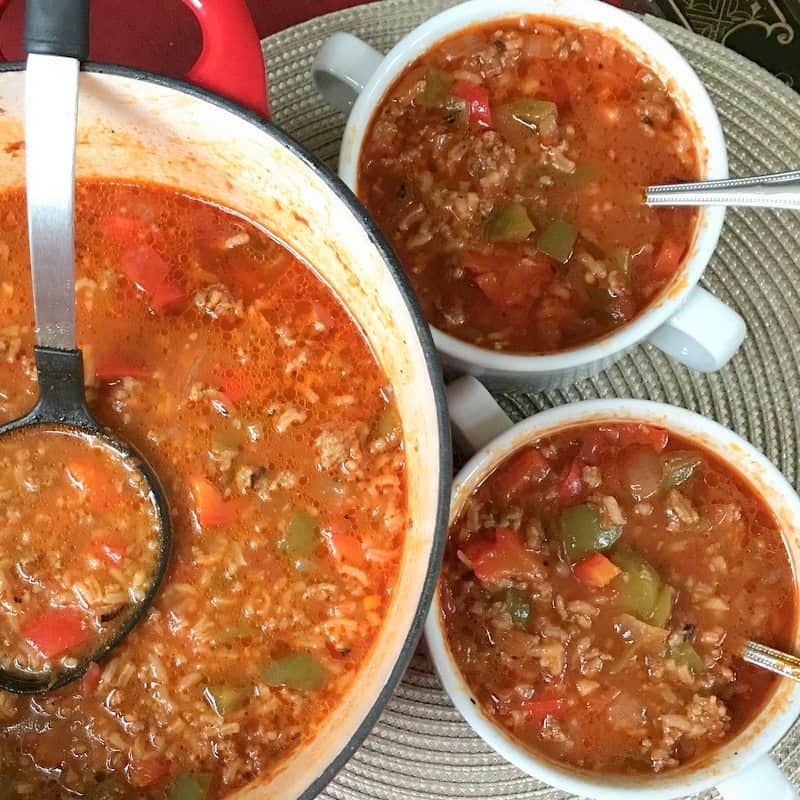 Bowl Licking Good 30 Minute Stuffed Pepper Soup Bowl Licking Good 30 Minute Stuffed Pepper Soup