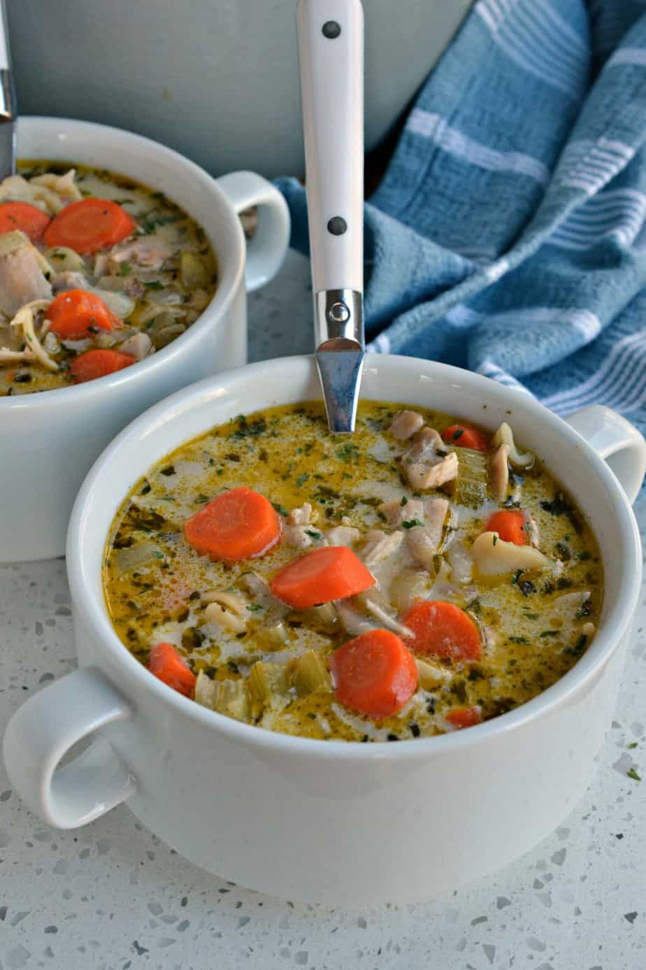 Satisfy your chicken noodle soup craving with this easy 30-minute recipe.