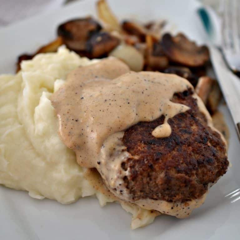 Hamburger Steak with Country Gravy Small Town Woman