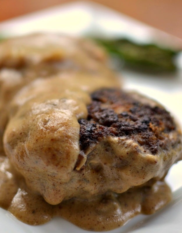 Hamburger Steak in Oven