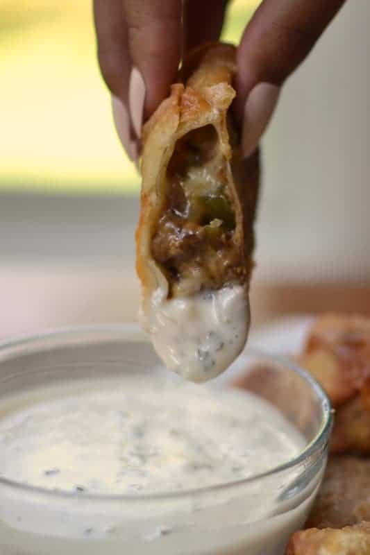 Steak and Cheese Egg Rolls are a simple, delicious appetizer perfect for parties
