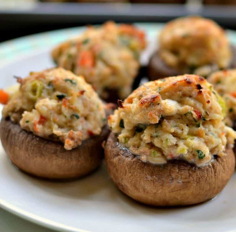 Crab Stuffed Mushrooms (A Creamy Seafood Lovers Delight)