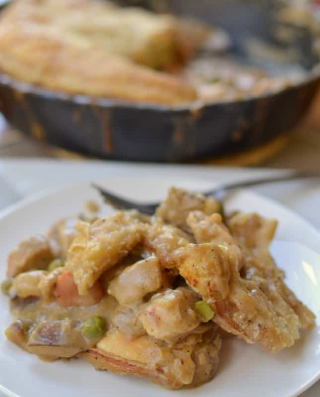 Skillet Puff Pastry Chicken Pot Pie | Small Town Woman