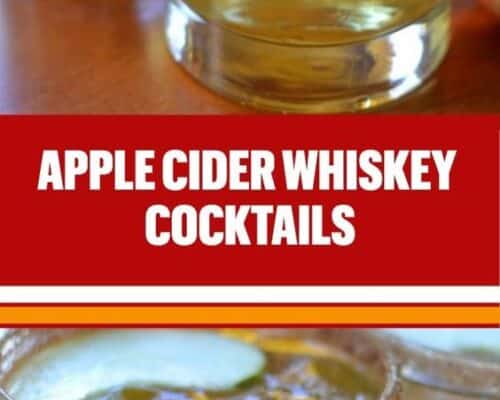 Apple Cider Whiskey Cocktail
