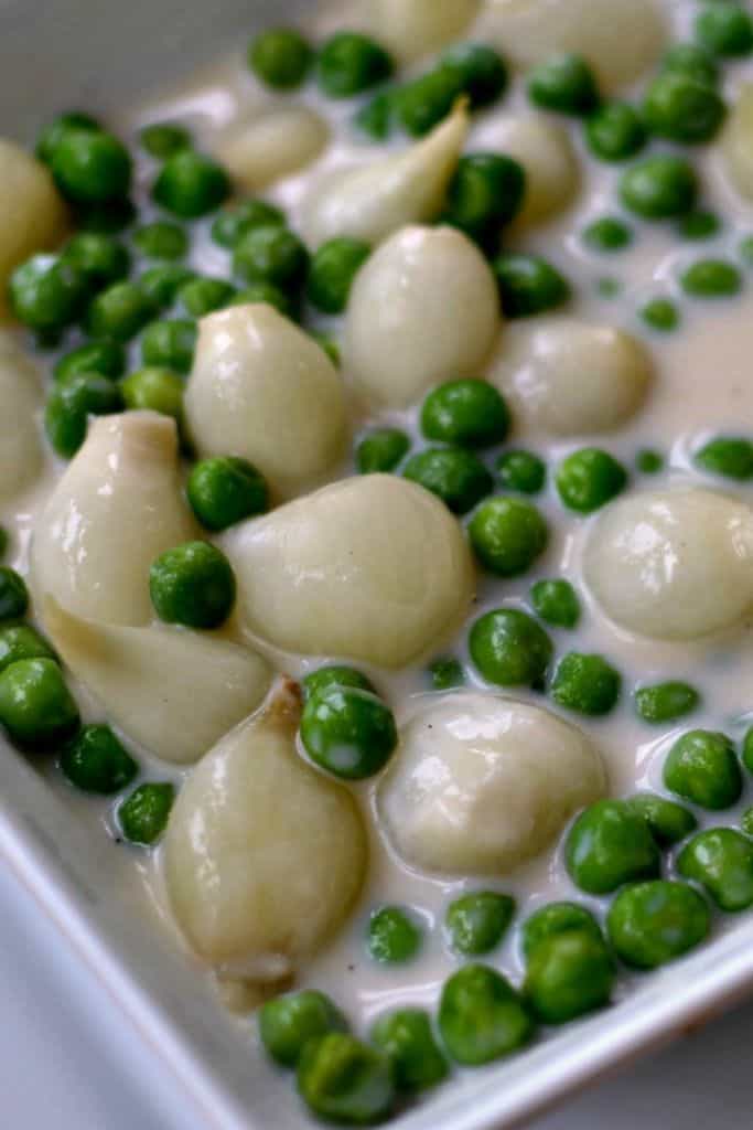 Creamed Peas with Pearl Onions | Small Town Woman