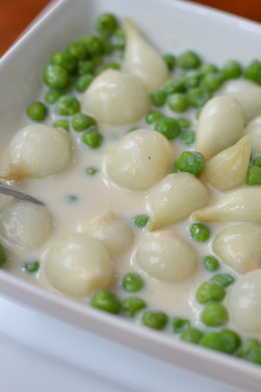 Creamed Peas with Pearl Onions Small Town Woman