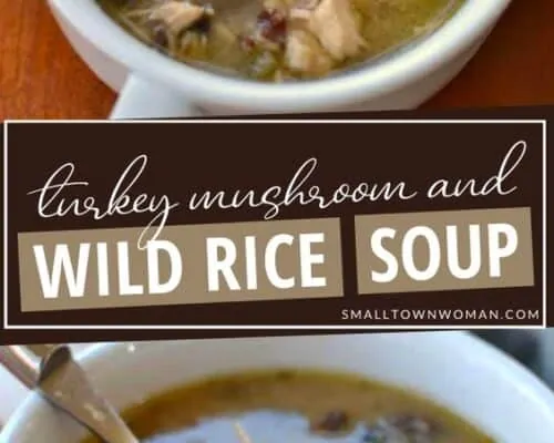 Turkey Mushroom and Wild Rice Soup
